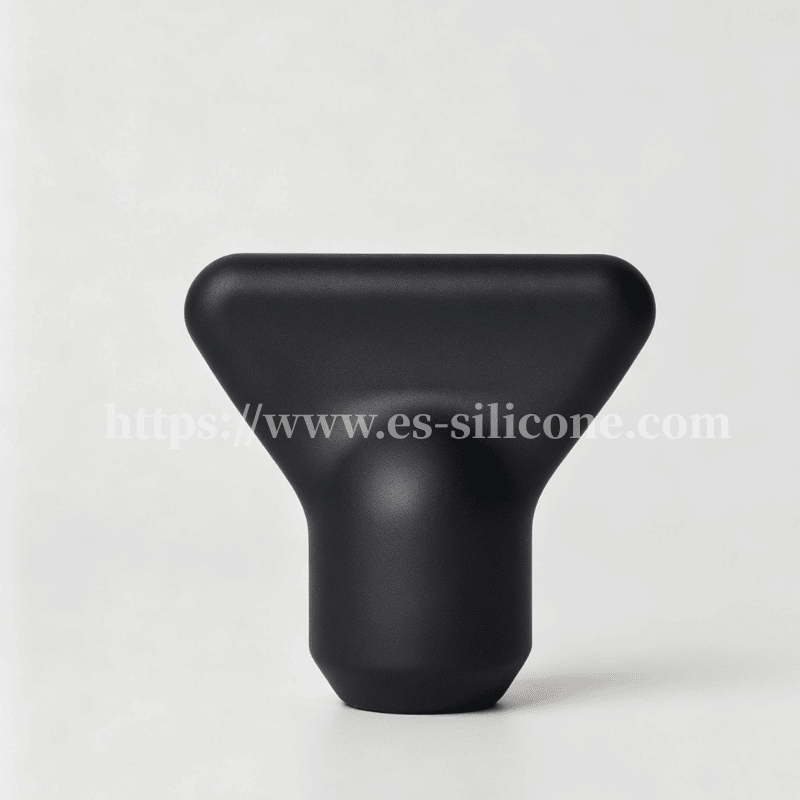 Cabezal de masaje de silicona en forma de abanico