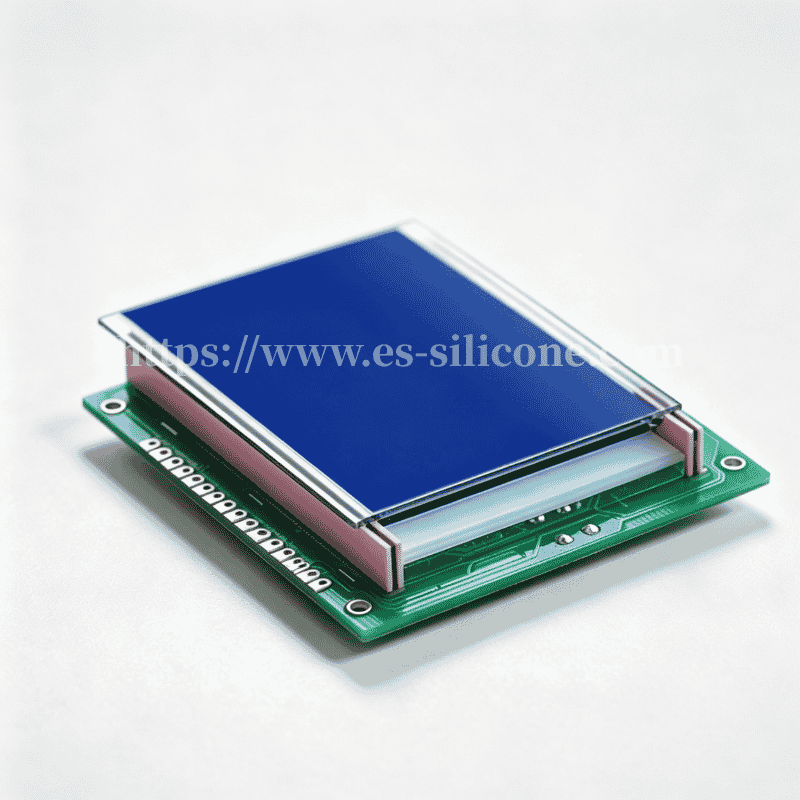 Conducción de señal LCD Zebra Strip: interconexión de silicona conductora multicapa