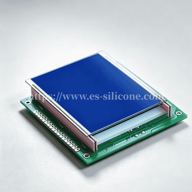 Conducción de señal LCD Zebra Strip: interconexión de silicona conductora multicapa
