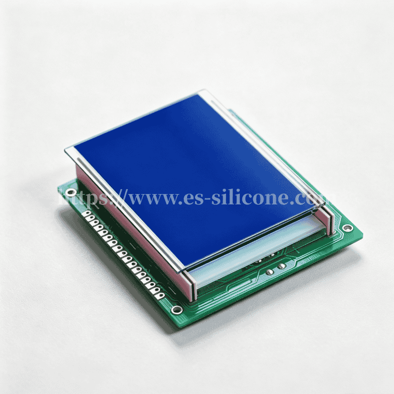 Conducción de señal LCD Zebra Strip: interconexión de silicona conductora multicapa