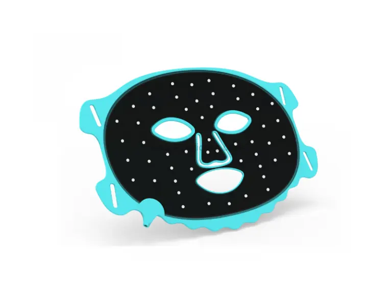 Máscara de belleza LED de silicona de doble moldeado