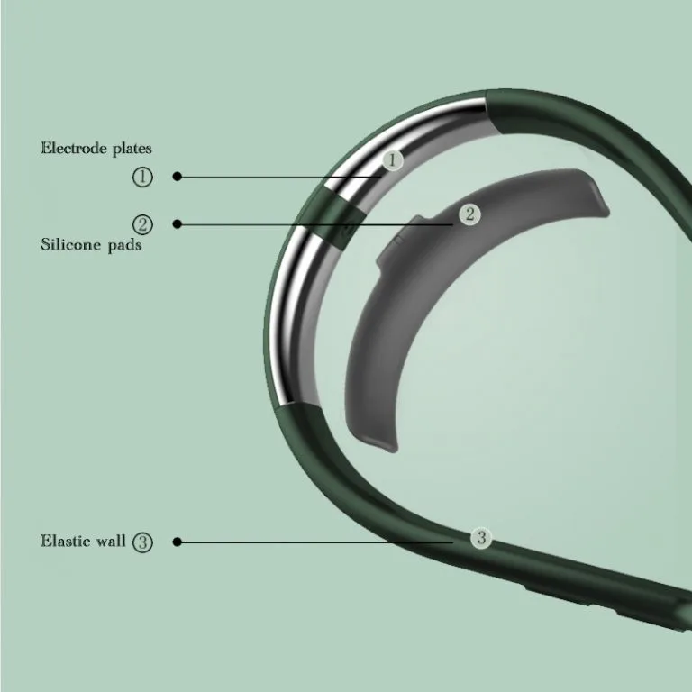 Funda de silicona conductora masajeadora