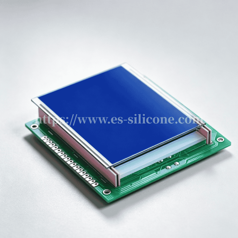 Conducción de señal LCD Zebra Strip: interconexión de silicona conductora multicapa