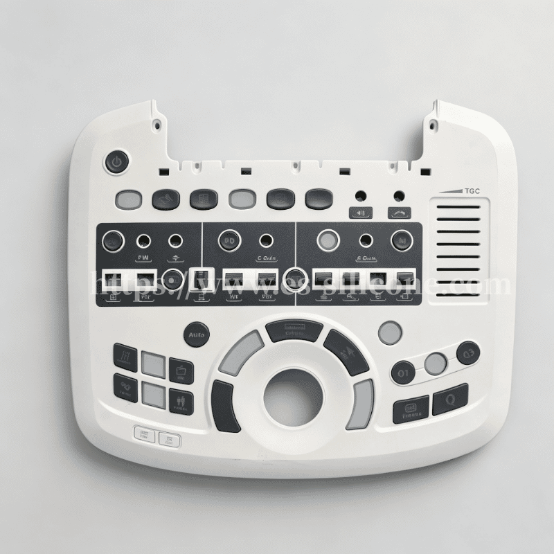 Teclado de silicona de grado médico para equipos médicos de diagnóstico y ultrasonido B