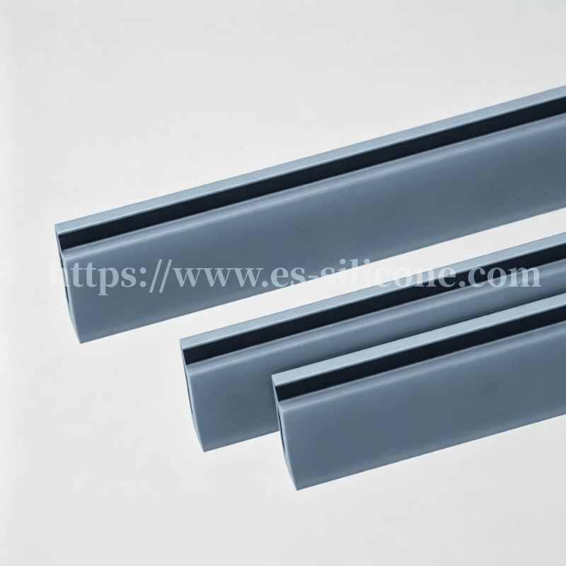 Tira de cebra de silicona sándwich transparente tipo YS